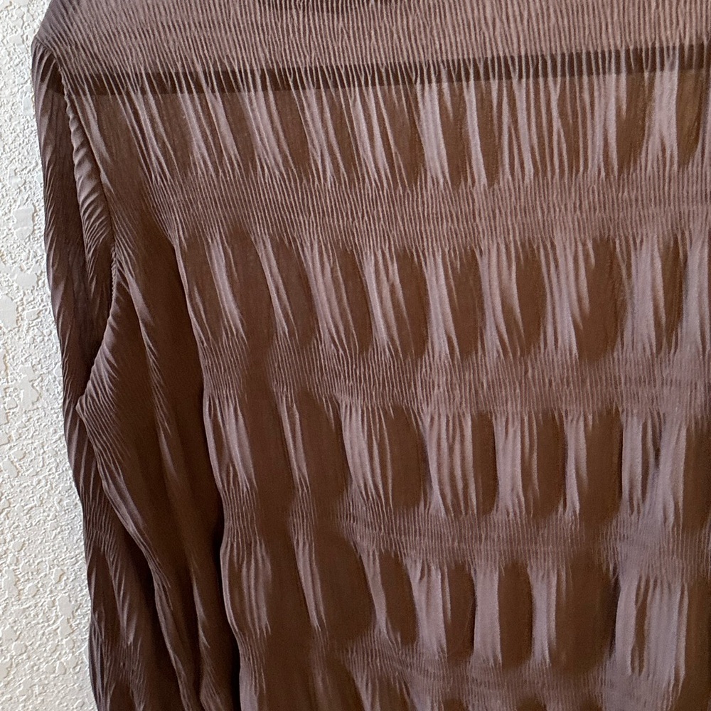 SHEIN Brown Long Sleeve Top